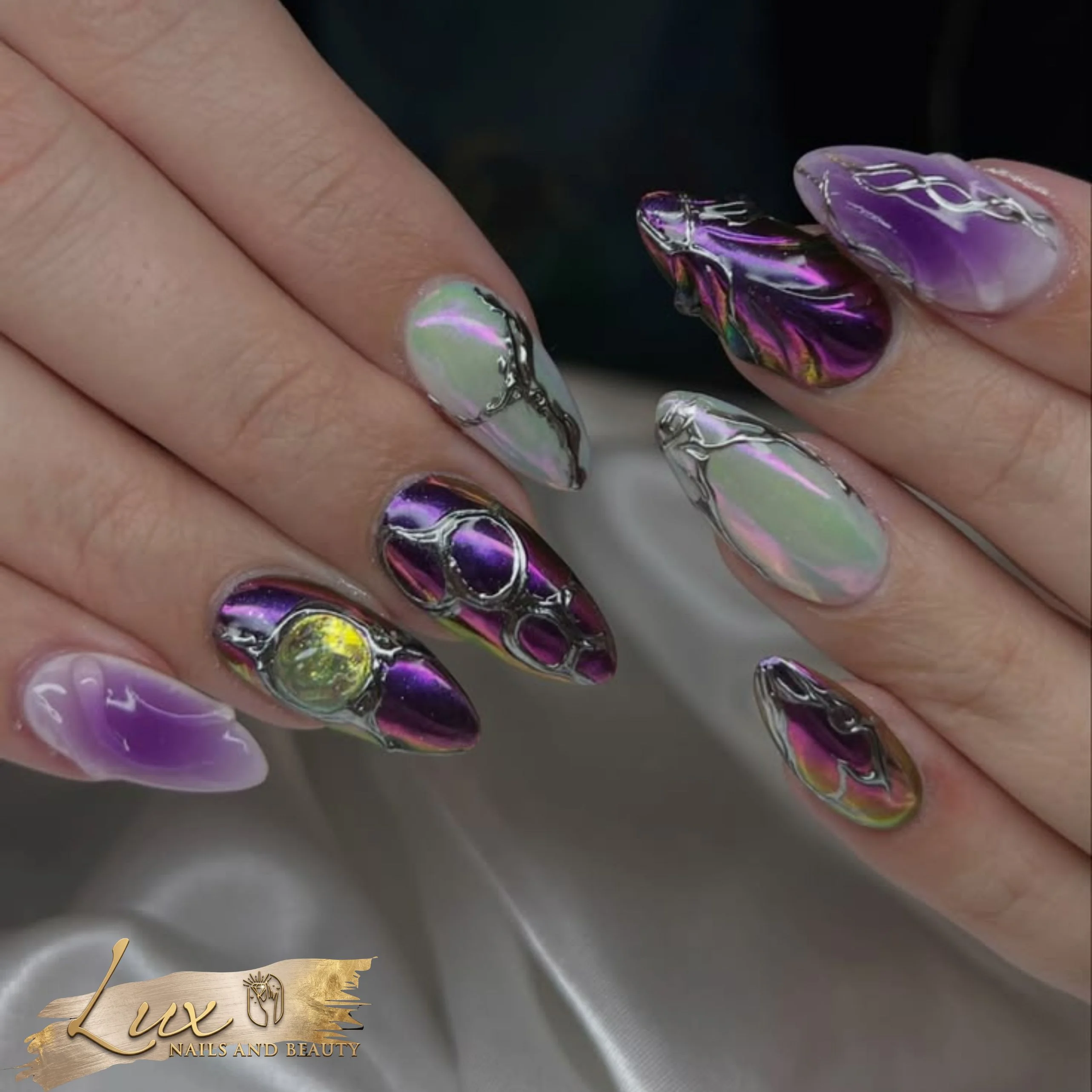 Ladies nails art